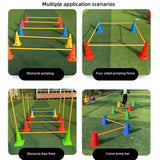NNETM 9-Piece Adjustable Soccer Training Hurdle Set