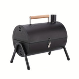 NNETM Charcoal Grill Barrel Portable Stainless Steel BBQ