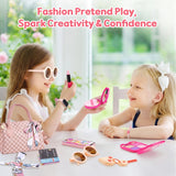 32pcs Princess Pretend Play Purse Set with Handbag & Accessories