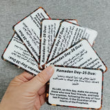 NNETM 30-Day Ramadan Duas Cards with English and Arabic