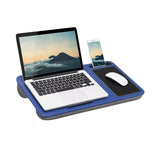 Multifunctional Laptop Lap Desk with Mouse Pad, Phone Holder & Device Stand