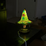 30cm Halloween Witch Hat Lamp