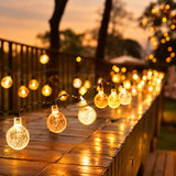 21.95M 200LED Crystal Globe Solar String Lights