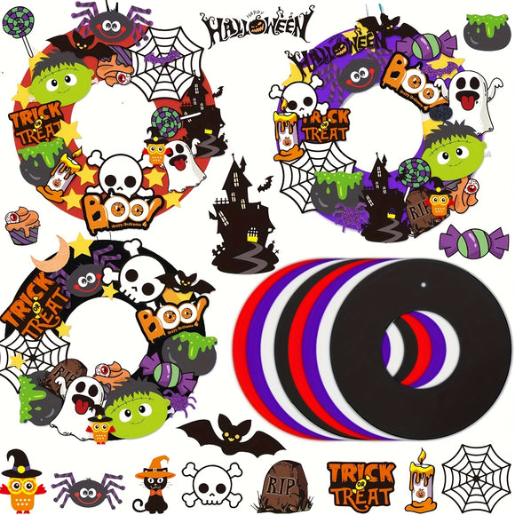 NNETM Halloween Wreath Handmade Kit (8pcs)