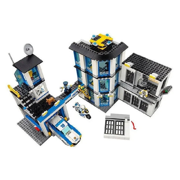 NNEOBA Police Station Building Blocks Toy Set (936pcs)