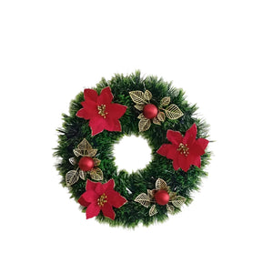 NNEOBA Christmas Wreath Hanging Miniature Garland Decoration