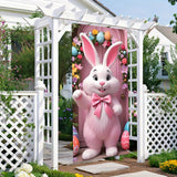 NNETM Charming Pink Easter Bunny Party Banner