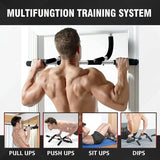 NNETM Multifunctional Pull-Up Bar Door Rack: Stainless Steel Upper Body Trainer