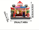 Christmas Glowing Music Rotating Ornament