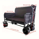 NNETM Camping Cart Multi-Functional Sofa Fishing Trolley