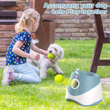 NNETM Automatic Dog Ball Launcher – Rechargeable Pet Toy with 3 Distance Settings