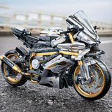 NNETM Motorcycle Blocks Model for Teens & Adults