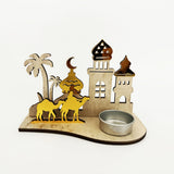 NNETM Islamic Ramadan Candle Holder Mosque Design Eid Decor