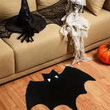 NNETM Black Bat-Themed Area Rug