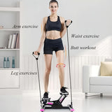 NNETM V-Shaped Mini Stepper with Resistance Bands