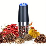 NNETM Spice up your life with the Gravity Electric Pepper and Salt Grinder Set
