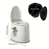 NNETM Camping Portable Toilet for Travel & Outdoor Use