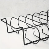 NNETM Carbon Steel Non-Stick BBQ Rib Roasting Rack