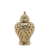 NNEOBA Elegant Handmade Ceramics Hollow Out Vase