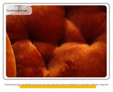 NNETM Cuddly Hamster-Shaped Seat Cushion - Dark Brown, 45cm x 40cm