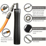 NNETM Heavy-Duty Steel Skipping Rope for Fitness Training