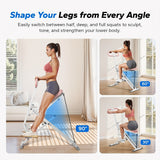 NNETM 2-in-1 Squat & Rowing Machine for Home Fitness