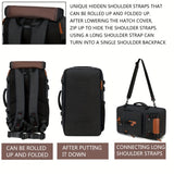 NNETM Hiking Backpack with USB & Shoe Compartment