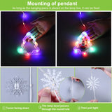 NNETM Starry Splendor: Festive Christmas Curtain Lights