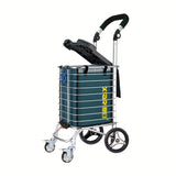 NNETM Folding Trolley with Cover for Kitchen and Dining