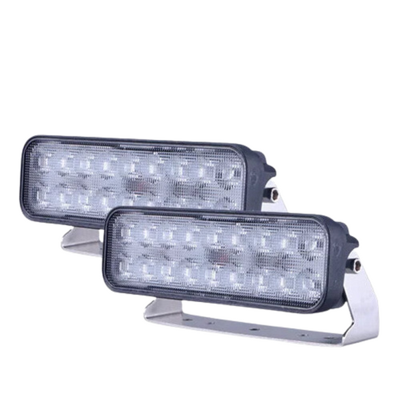 NNEOBA 7 Inch 18x3W LED Light Bar - Ultra Flood Lights