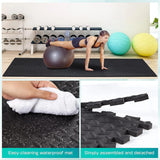 NNETM EVA Foam Anti-Slip Puzzle Exercise Mat for Home Gym