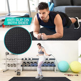 NNETM EVA Foam Anti-Slip Puzzle Exercise Mat for Home Gym