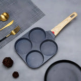 NNEOBA Nonstick Egg Omelette Pan for Induction Cooking (4-Hole)