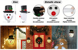 NNETM Dazzling Duo: Christmas Porch Light Shades for 2 Lights