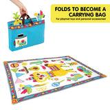 NNEDPE Fiesta Kids Baby Activity Playmat to Bag with Musical Rattle
