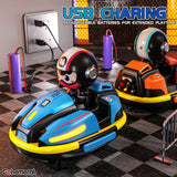 NNETM Remote Control Dual Bumper Cars Set with Lights