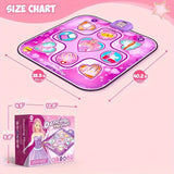 NNETM Kids LED Musical Dance Mat with 6 Game Modes