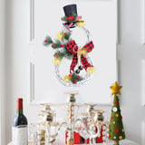 NNEOBA LED Christmas Rattan Wreath Holiday Decoration