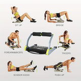 NNETM Sit Up Core Trainer Stainless Steel