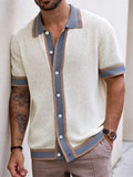 Men's Knit Polo Cardigan