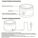 NNETM Portable Ultrasonic Denture Cleaner & Retainer Washer