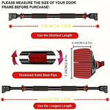 NNETM Adjustable Doorway Pull Up Bar - Home & Gym Fitness Essential