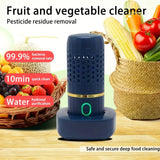 NNETM Fruit and Vegetable Purifier - OH-Ion Capsule: Fast, Portable, and Wireless- Blue