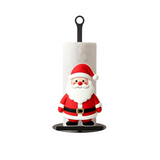 23cm Christmas Paper Towel Holder Vertical Santa Claus