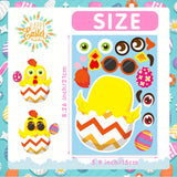 NNETM Easter Bunny Stickers Set for Egg Decorating & Crafts