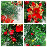 NNETM Enchanted Glow: Battery-Powered Artificial Christmas Garland Lights