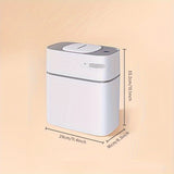 NNETM 15L Smart Touchless Trash Can – Automatic Sensor Bin with Lid