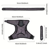 NNETM USB-Charged Heated Shoulder Massager - Grey Black