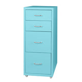 Levede 4 Drawer Office Drawers Cabinet Blue-1922897593080352768