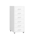 Levede 6 Drawer Office Cabinet Drawers White-1922897593835327488
